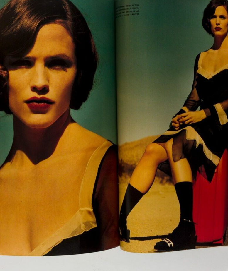 Hannelore Knuts JENNIFER GARNER Chiara Mastroianni VOGUE ITALIA 2001 Bruce Weber