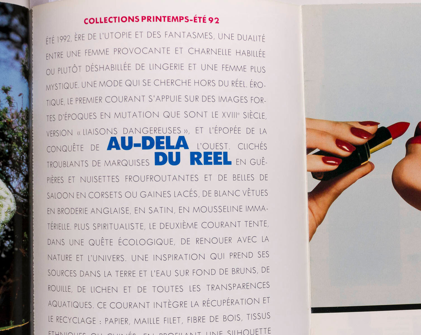 Tyra Banks SPRING SUMMER ETE COLLECTIONS Special DEPECHE MODE magazine FRANCE