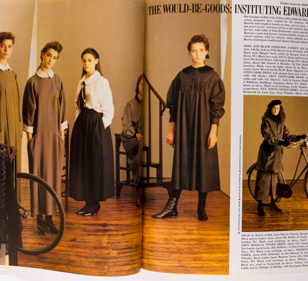 Sophie Ward RACHEL WEISZ Hamish Bowles HARPER'S & QUEEN August 1983 Fiorucci VTG