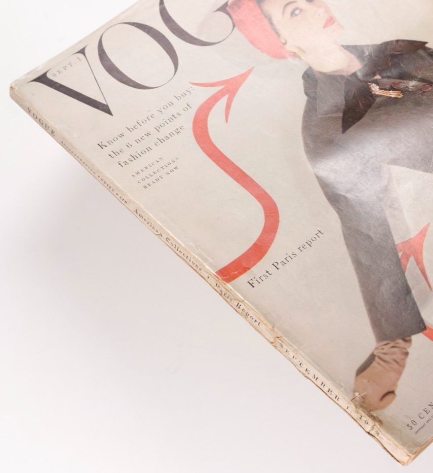 Dovima DIANE ARBUS Balenciaga VOGUE September 1953 Jean Patchett SUZY PARKER vtg
