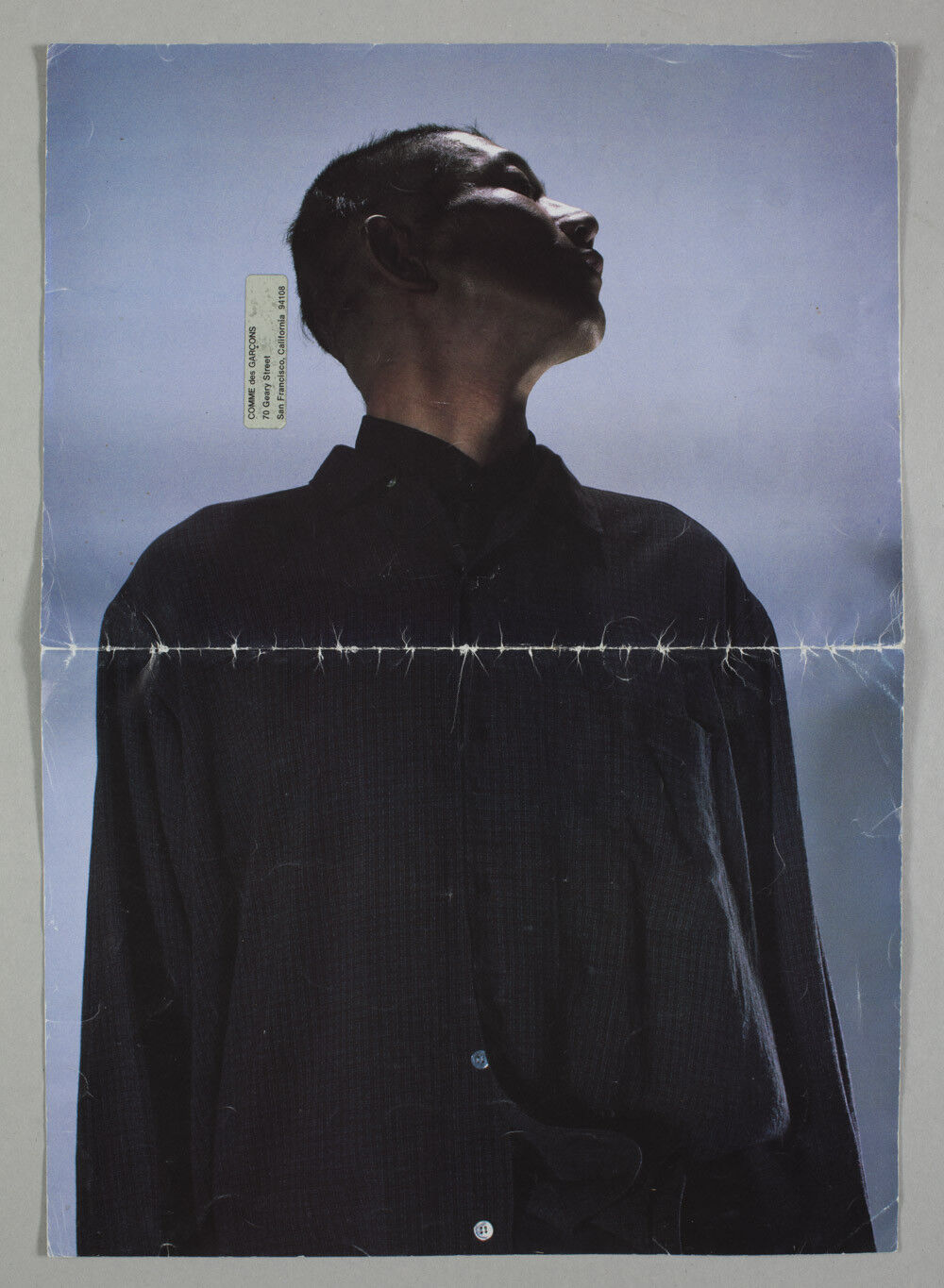 Comme Des Garcons LOOKBOOK 1st mens collection CATALOG Jean Michel Basquiat coat