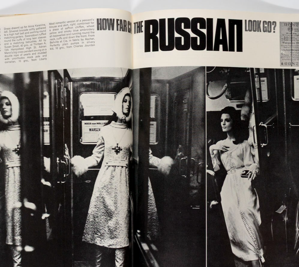 SHARON TATE Celia Hammond HELMUT NEWTON Vogue December 1966 RUSSIA Bailey VENICE