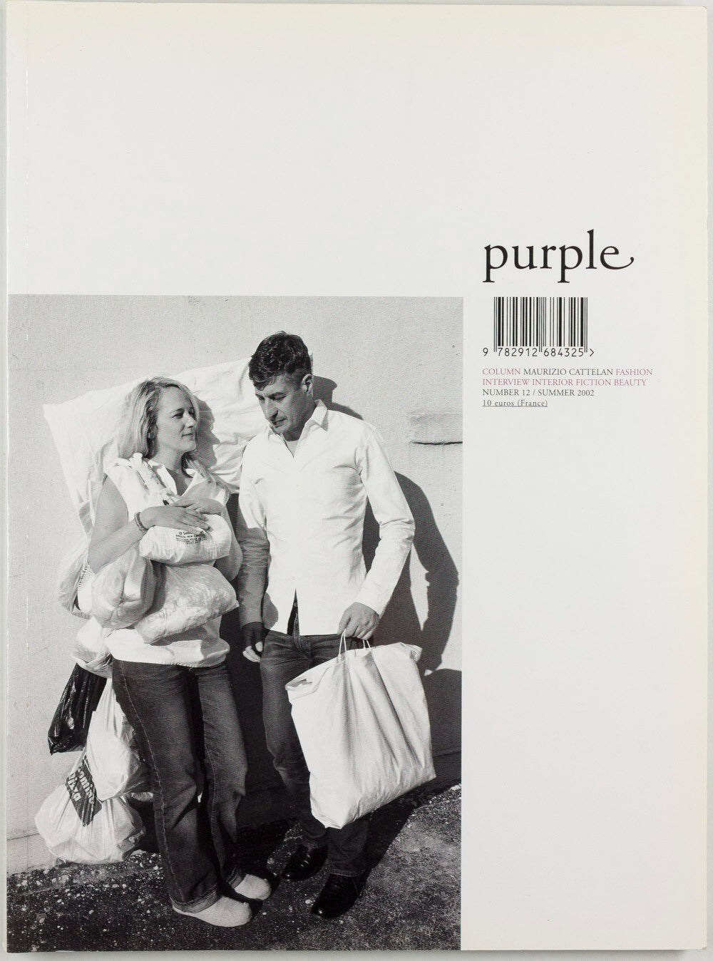 MAURIZIO CATTELAN Ryan McGinley WOLFGANG TILLMANS ~ Purple Fashion Magazine 2002