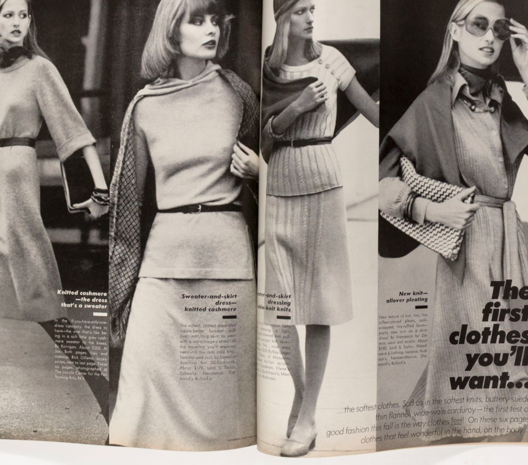 RENE RUSSO Dalila di Lazzaro DEBORAH TURBEVILLE Vogue US July 1975 50th birthday