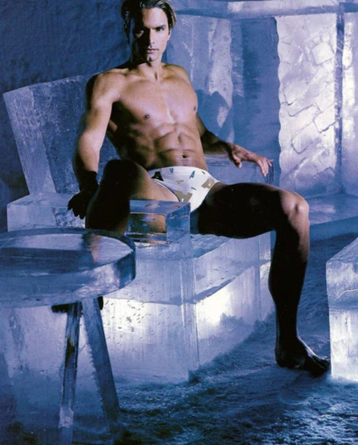 FRANCESCA NERI Kate Moss HERB RITTS Marcus Schenkenberg ABSOLUT Vogue Spain 1997