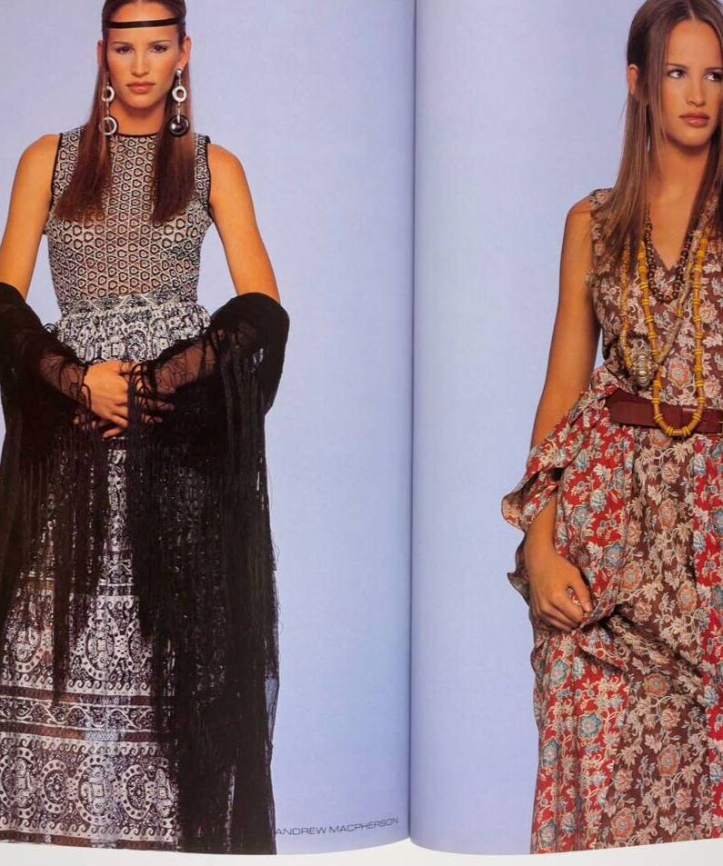 KATE MOSS 1st Vogue magazine CORINNE DAY March 1993 Galliano ROSEMARY FERGUSON