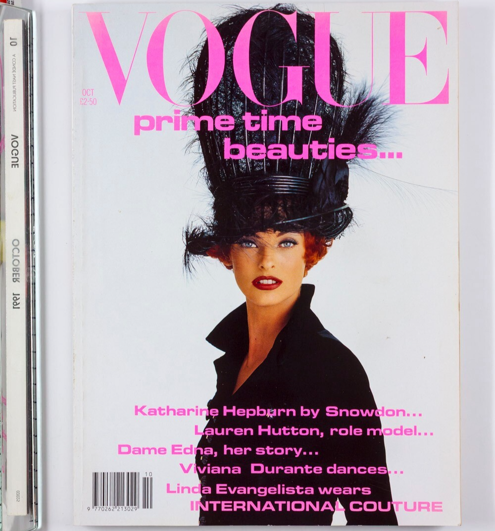 Linda Evangelista TATJANA PATITZ Yasmeen Ghauri VOGUE October 1991 Givenchy DIOR