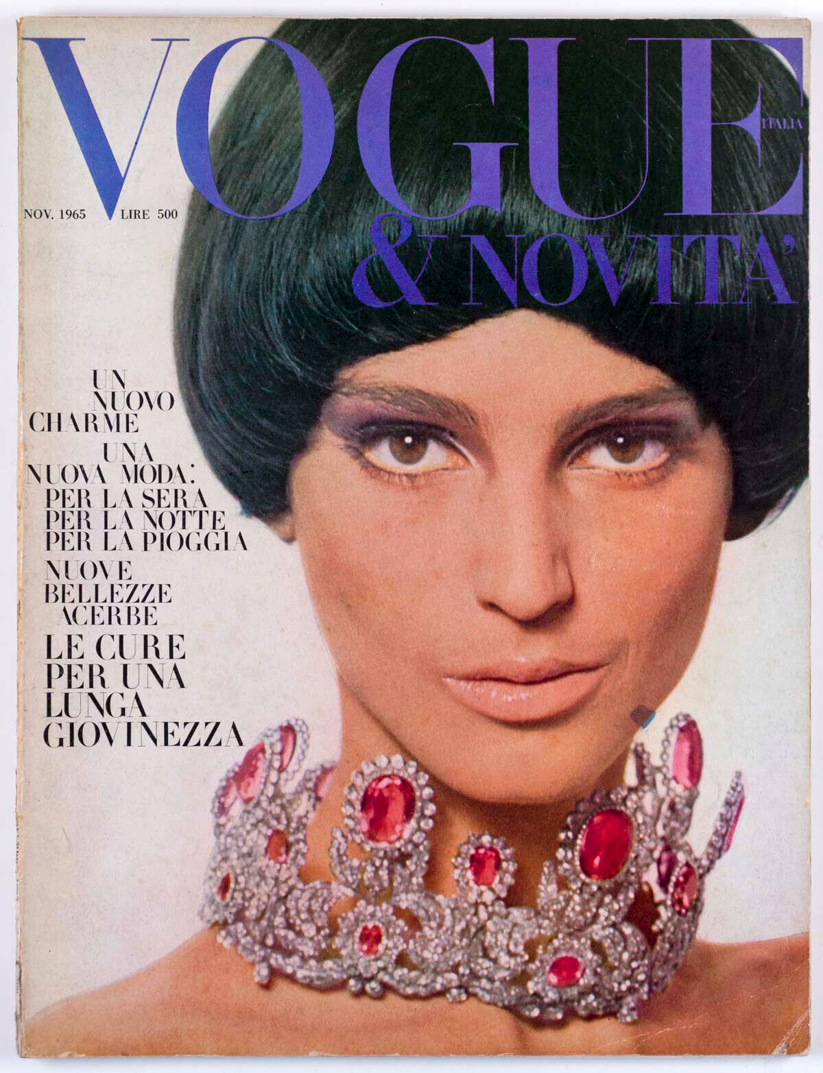 1st VOGUE ITALIA Benedetta Barzini VERUSCHKA Penn 1965 November NORMAN PARKINSON