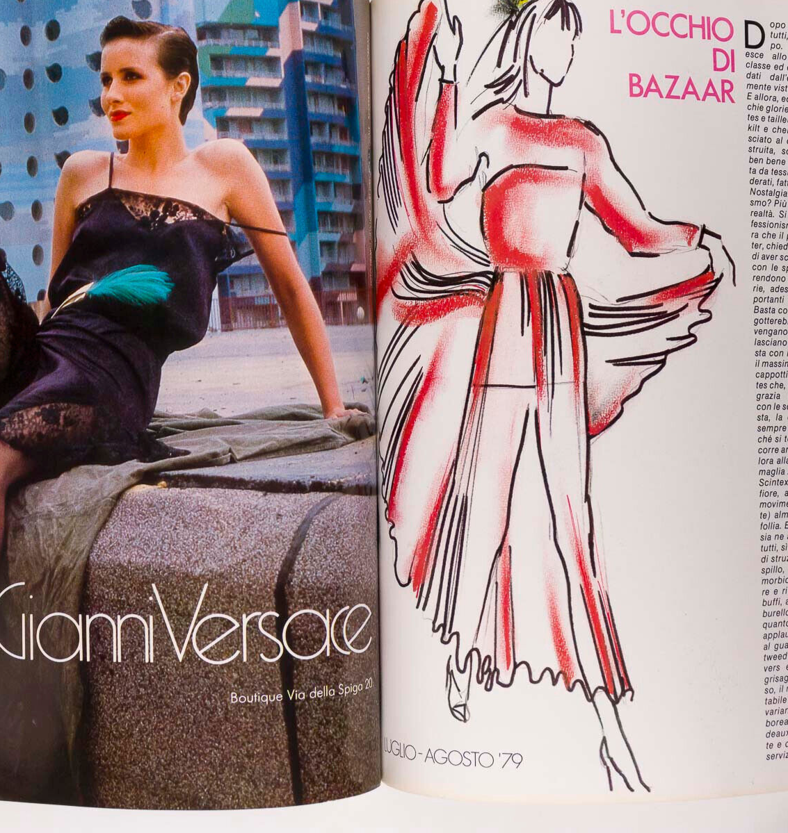 BROOKE SHIELDS Janice Dickinson GIA CARANGI Harpers Bazaar Italia July 1979 RARE