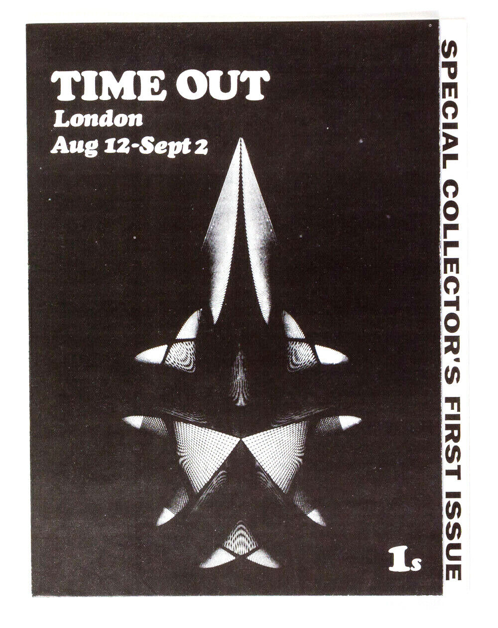 1st issue TIME OUT LONDON Alexei Sayle MARC BOLAN David Bowie 1968-1988 magazine