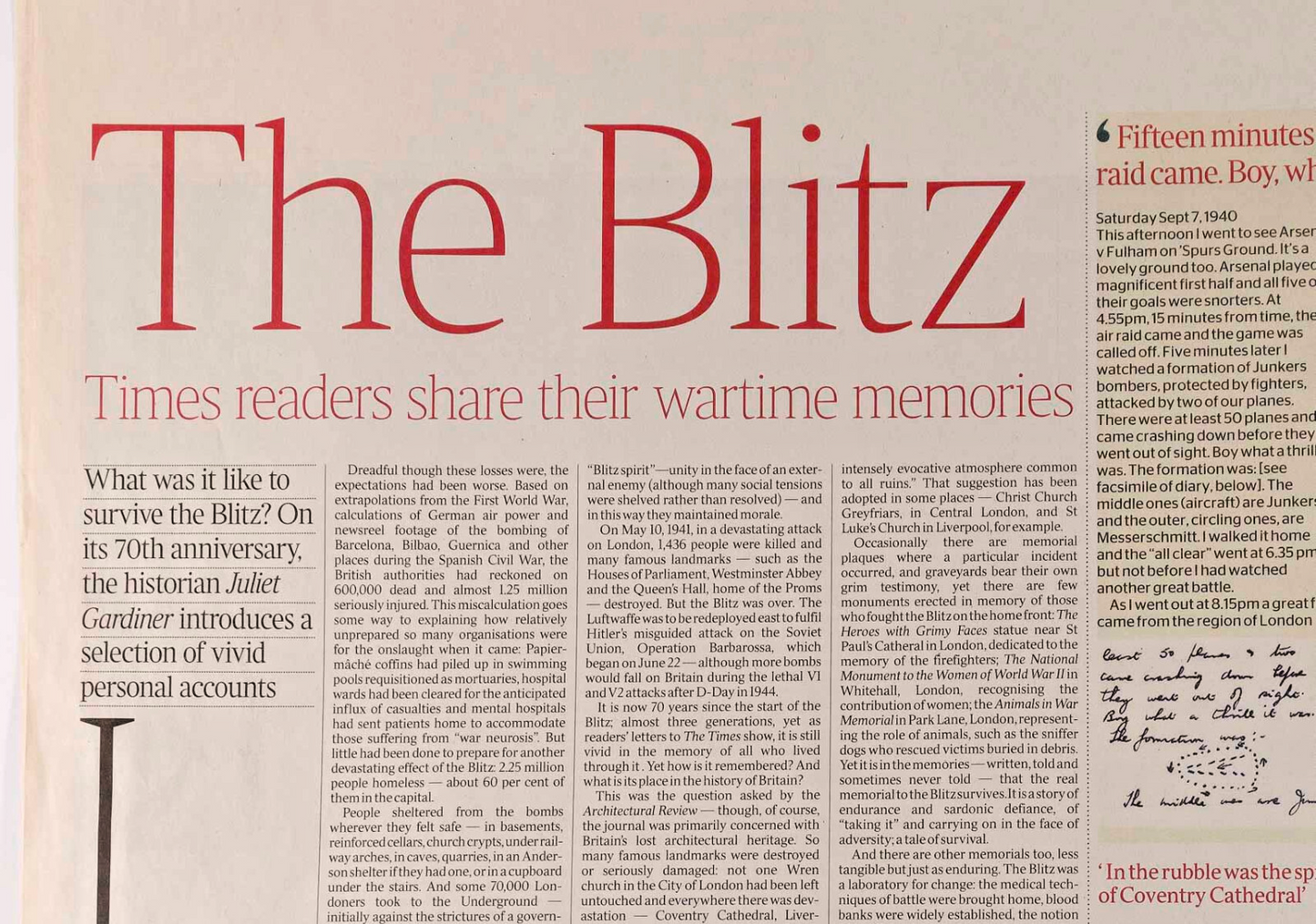 CORINNE DAY Kate Moss THE BLITZ Raymond Brggs SATURDAY REVIEW magazine THE TIMES