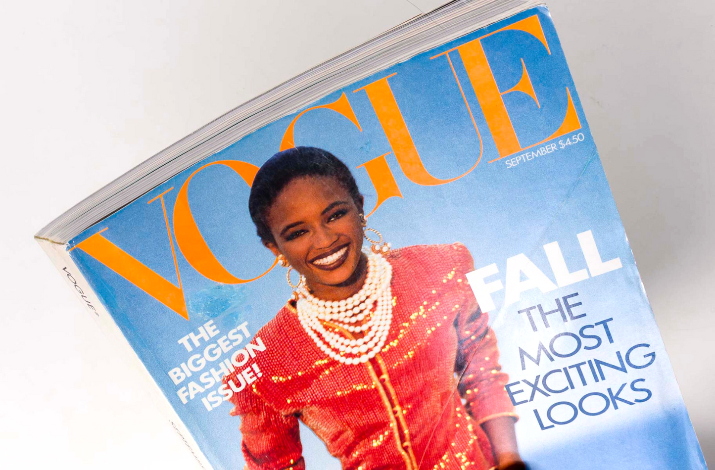NAOMI CAMPBELL 1st black September US Vogue model DEMARCHELIER Tatjana Patitz MJ
