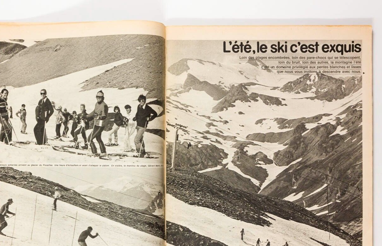 OLIVIERO TOSCANI Elle magazine FRANCE Sep 1975 Courreges DEPARDIEU Knapp PICASSO