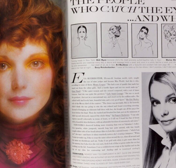 Naomi Sims FRANK ZAPPA Ridley Scott ARTHUR KOESTLER Ingrid Boulting MOUCHE Vogue