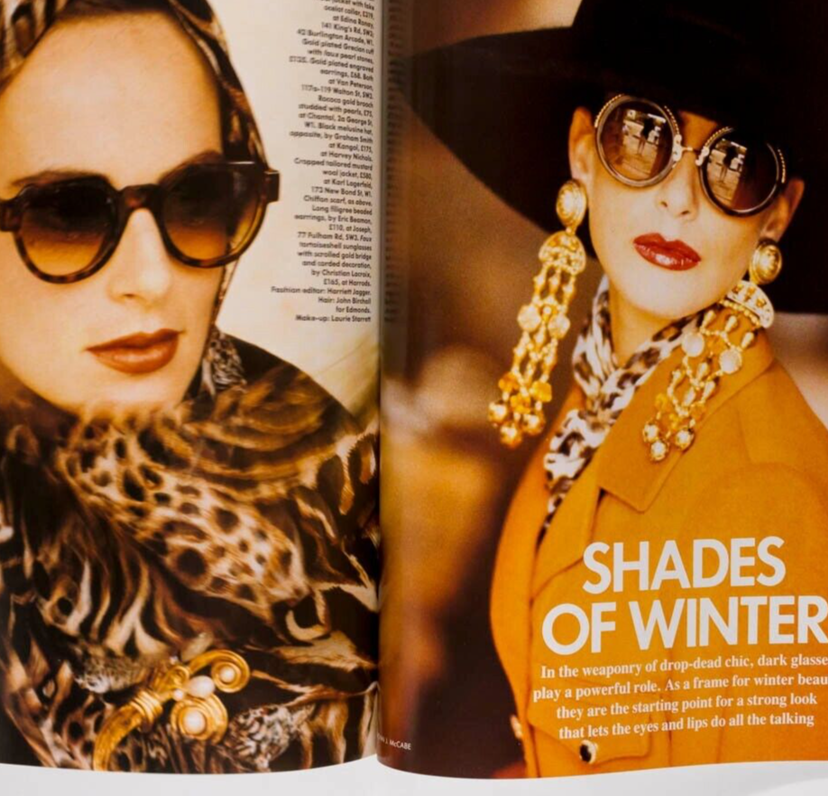 Tatjana Patitz NAOMI CAMPBELL Monica Bellucci VOGUE 1989 Nancy Reagan BLUMENFELD