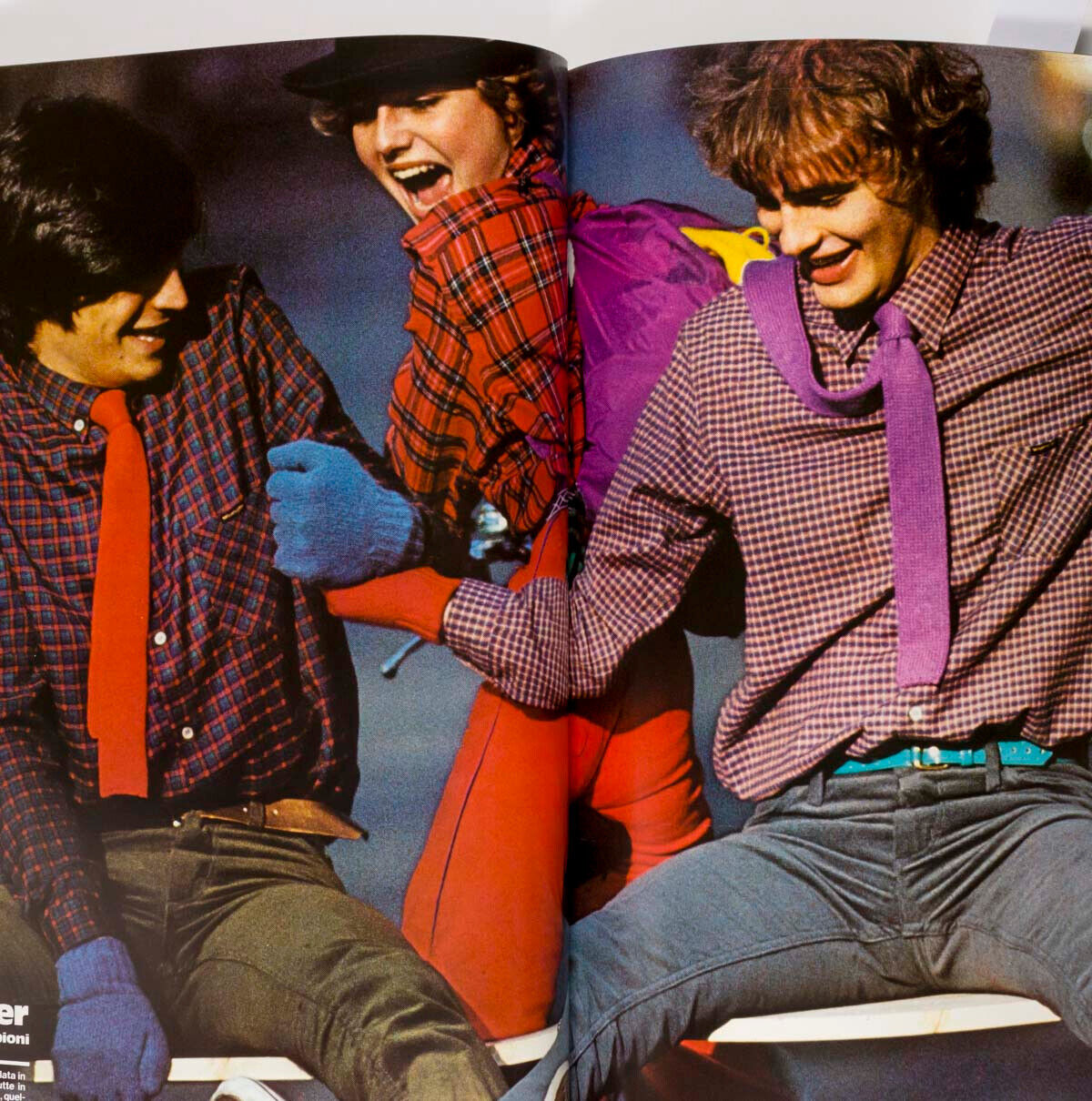 ANDY WARHOL Matt Dillon BRUCE WEBER Blue Denim Jeans ALDO FALLAI L'uomo Vogue 80