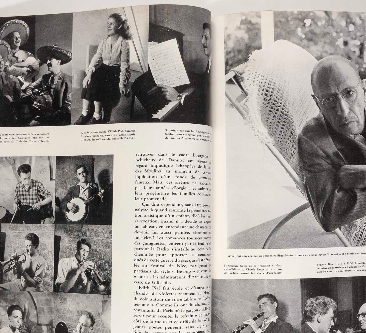 Coltellacci PICASSO Saul Steinberg TOM KEOGH Gandhi SCHIAPARELLI Paris Vogue '48