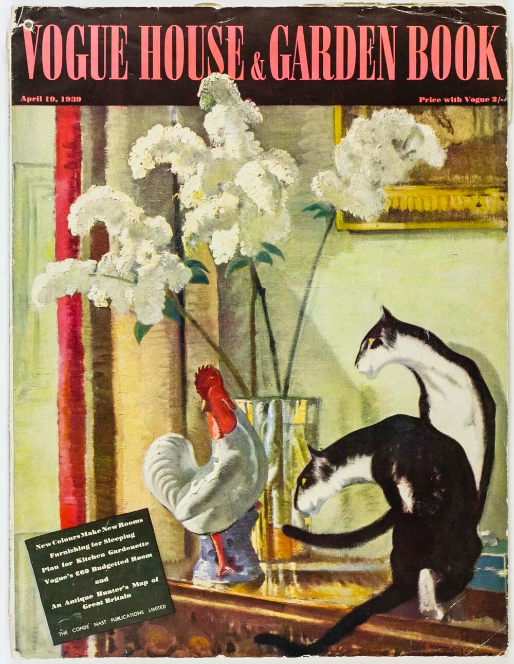 Zinkeisen DUNCAN MILLER Dover VOGUE House & Garden book April 1939 Marion Dorn