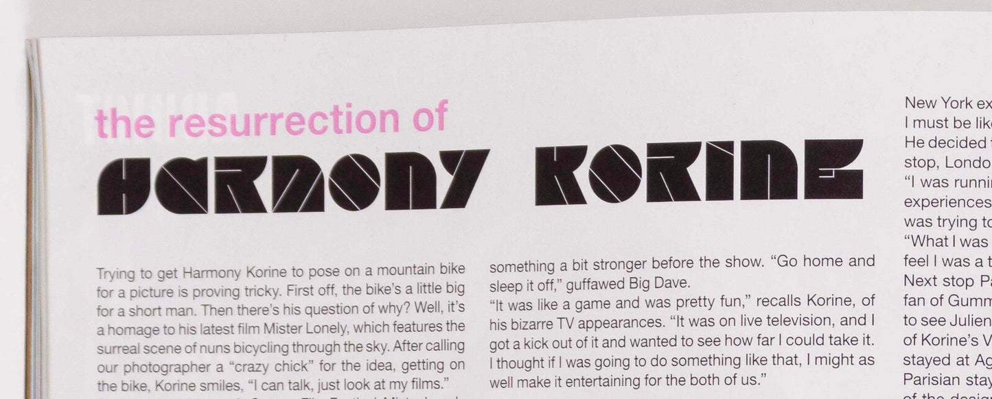 HARMONY KORINE Steve Rocco SAM RILEY Anton Corbijn JOY DIVISION Lodown magazine
