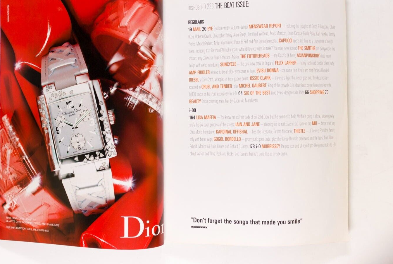 CHLOE SEVIGNY Terry Richardson HEDI SLIMANE i-D magazine 2003 vtg GOGOL BORDELLO