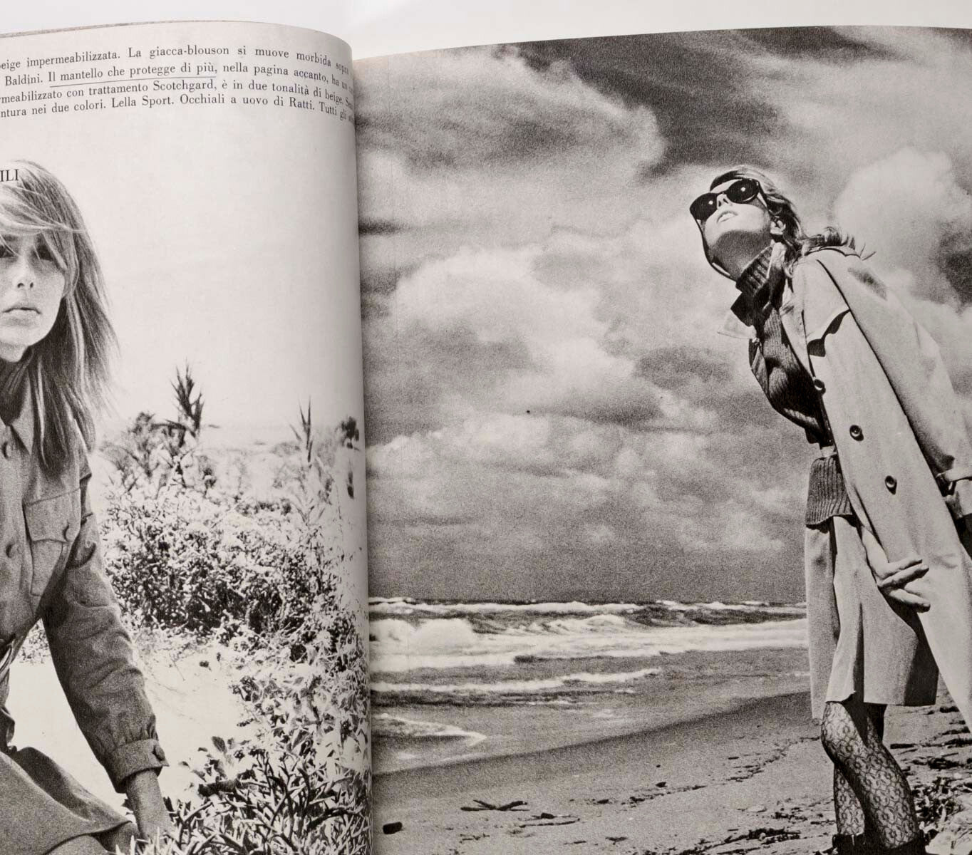 1st VOGUE ITALIA Benedetta Barzini VERUSCHKA Penn 1965 November NORMAN PARKINSON