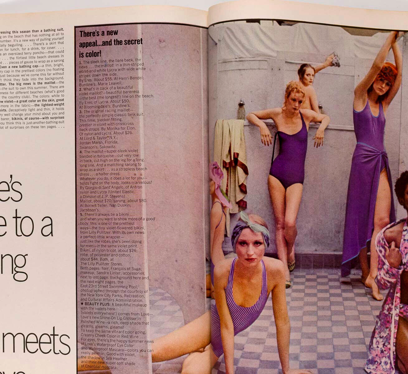 Lisa Taylor DEBORAH TURBEVILLE Helmut Newton VOGUE May 1975 Susan Sontag AVEDON