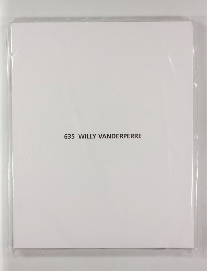 Willy Vanderperre 635 photo book RARE 1st Ed LIMITED EDITION 1/300 SEALED As New
