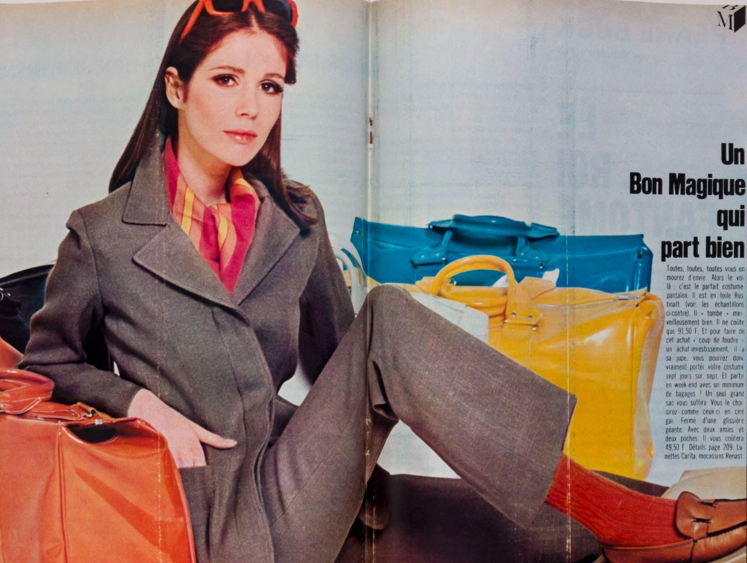 AUDREY HEPBURN Cecilia PETER KNAPP Elle magazine 21 April 1966 Chloe OP ART Dior
