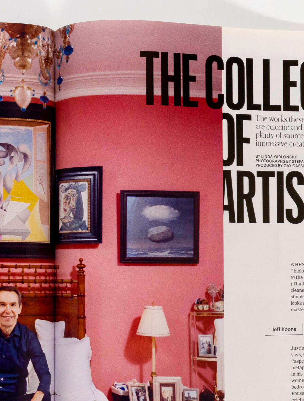 KAWS Rei Kawakubo CDG Roversi RICHARD MOSSE Kristen Wiig JEFF KOONS NYT magazine