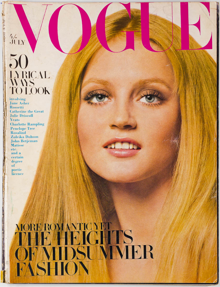 Ingrid Brett PENELOPE TREE Jane Asher BALENCIAGA Peter Blake OSSIE CLARK Vogue