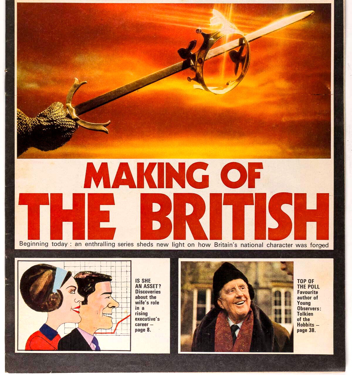 JRR TOLKIEN Robert Wise Andromeda Strain STONEHENGE Boudicca UK Observer magzine