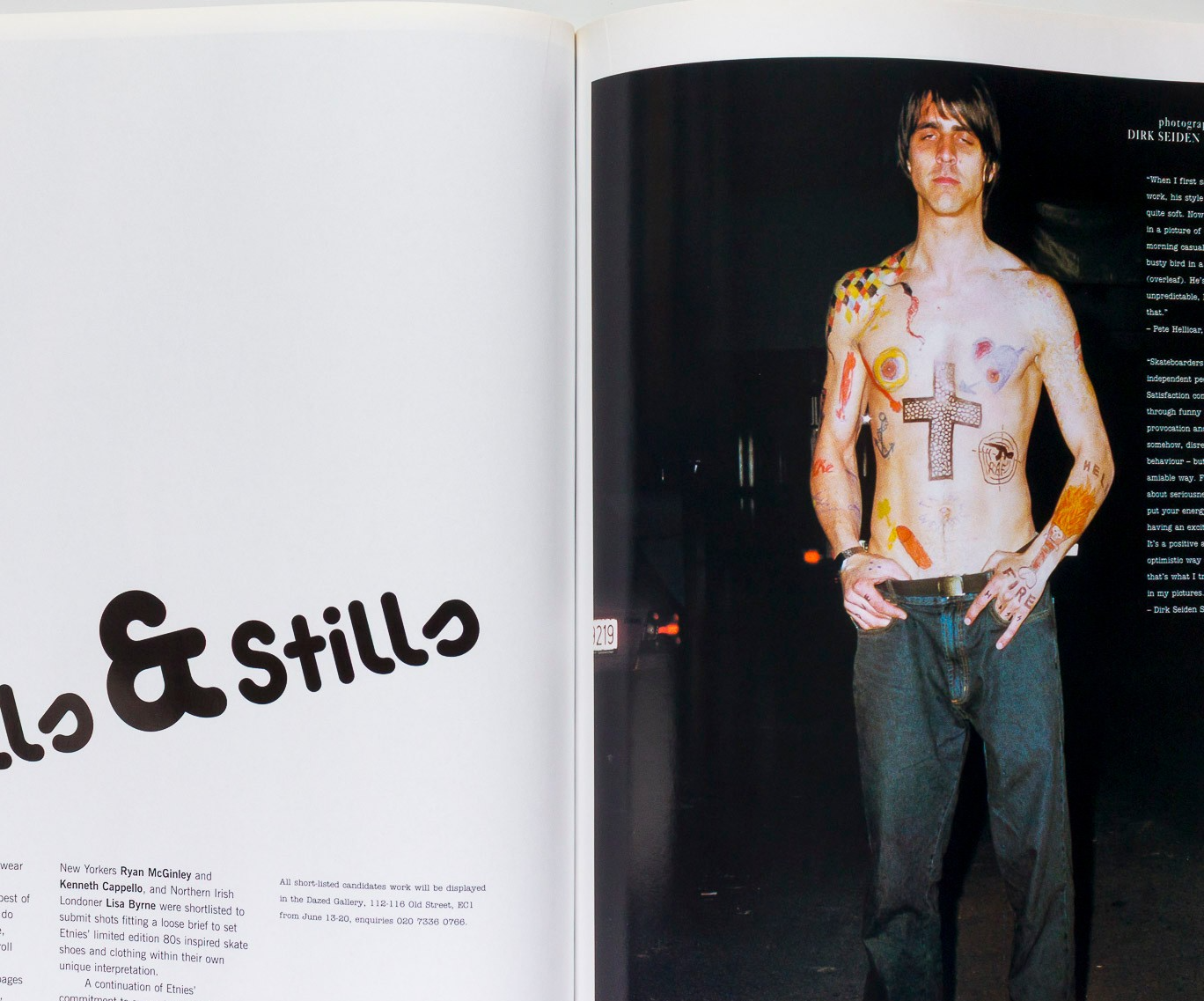 PRIMAL SCREAM Ryan McGinley HUNTER S THOMPSON Dazed & Confused June 2002 CD ROM