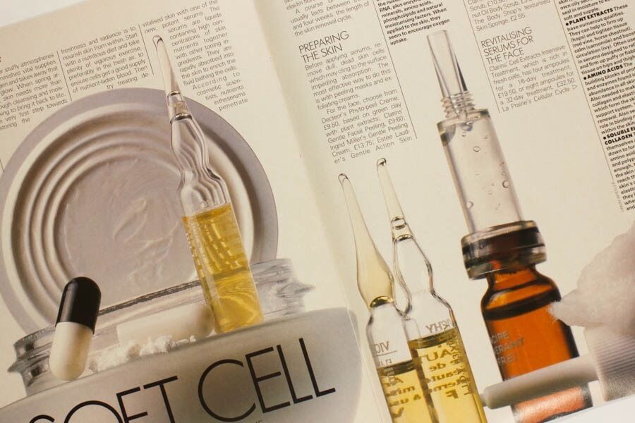 ESTELLE LEFEBURE Marc Hispard HEALTH & BEAUTY supplement BRITISH ELLE Magazine