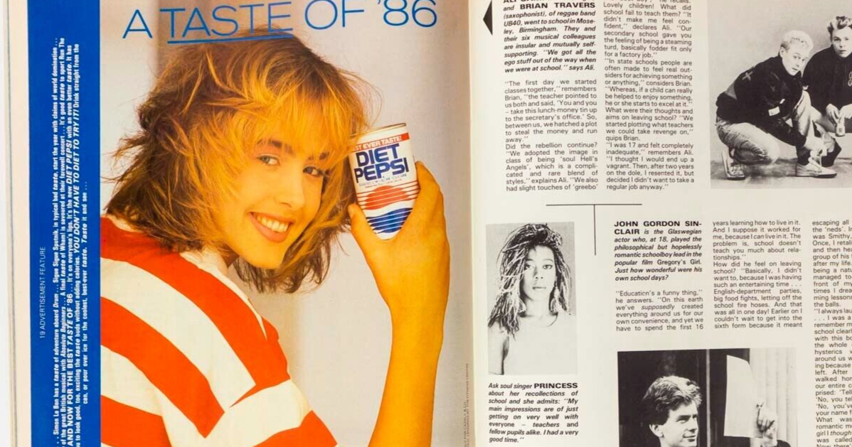 The Cure UB40 Level 42 Patsy Kensit - 19 magazine 1986 August SMILEY CULTURE CdG