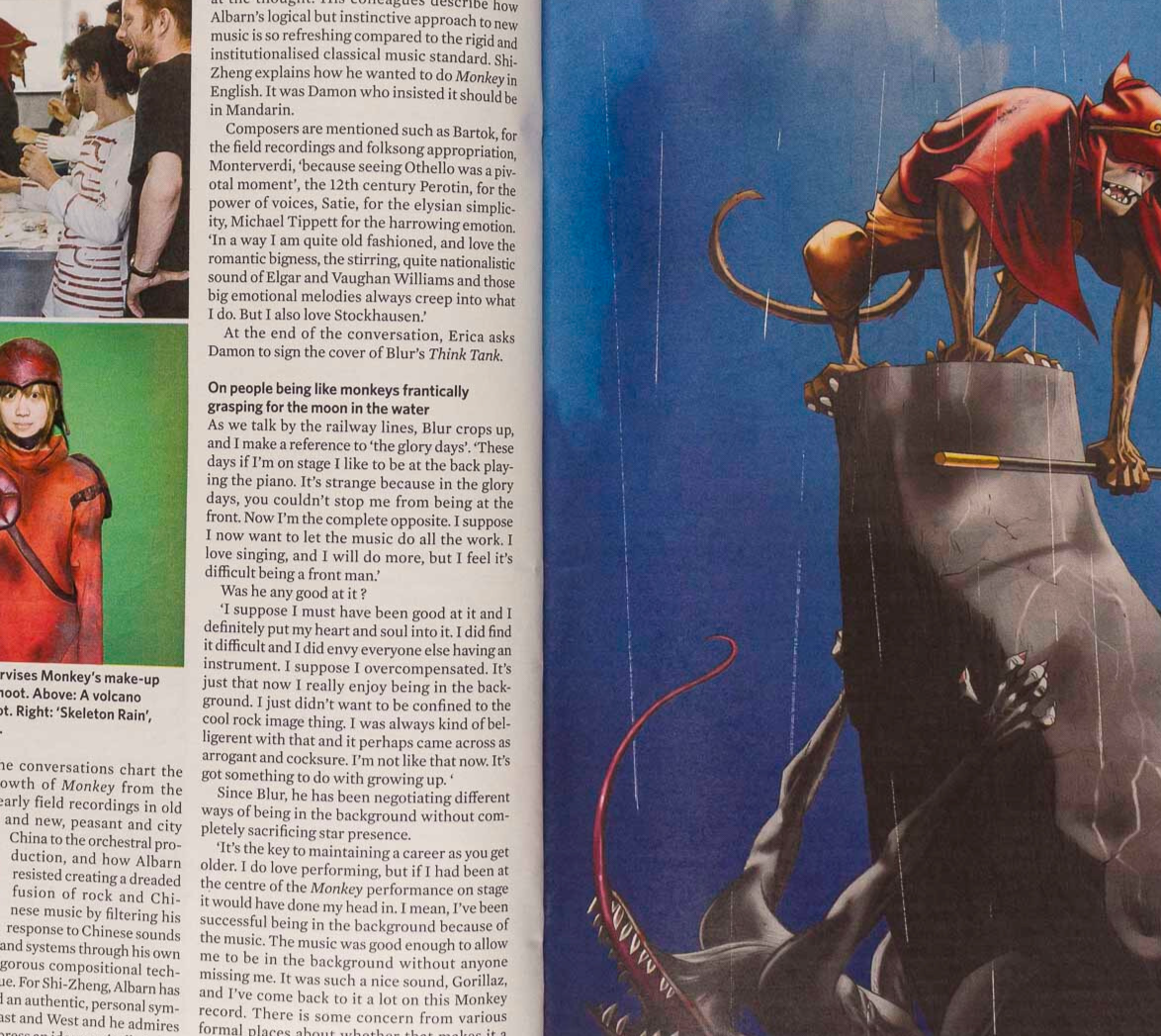 JAMIE HEWLETT Damon Albarn KATY PERRY Will Young OBSERVER Music Monthly magazine