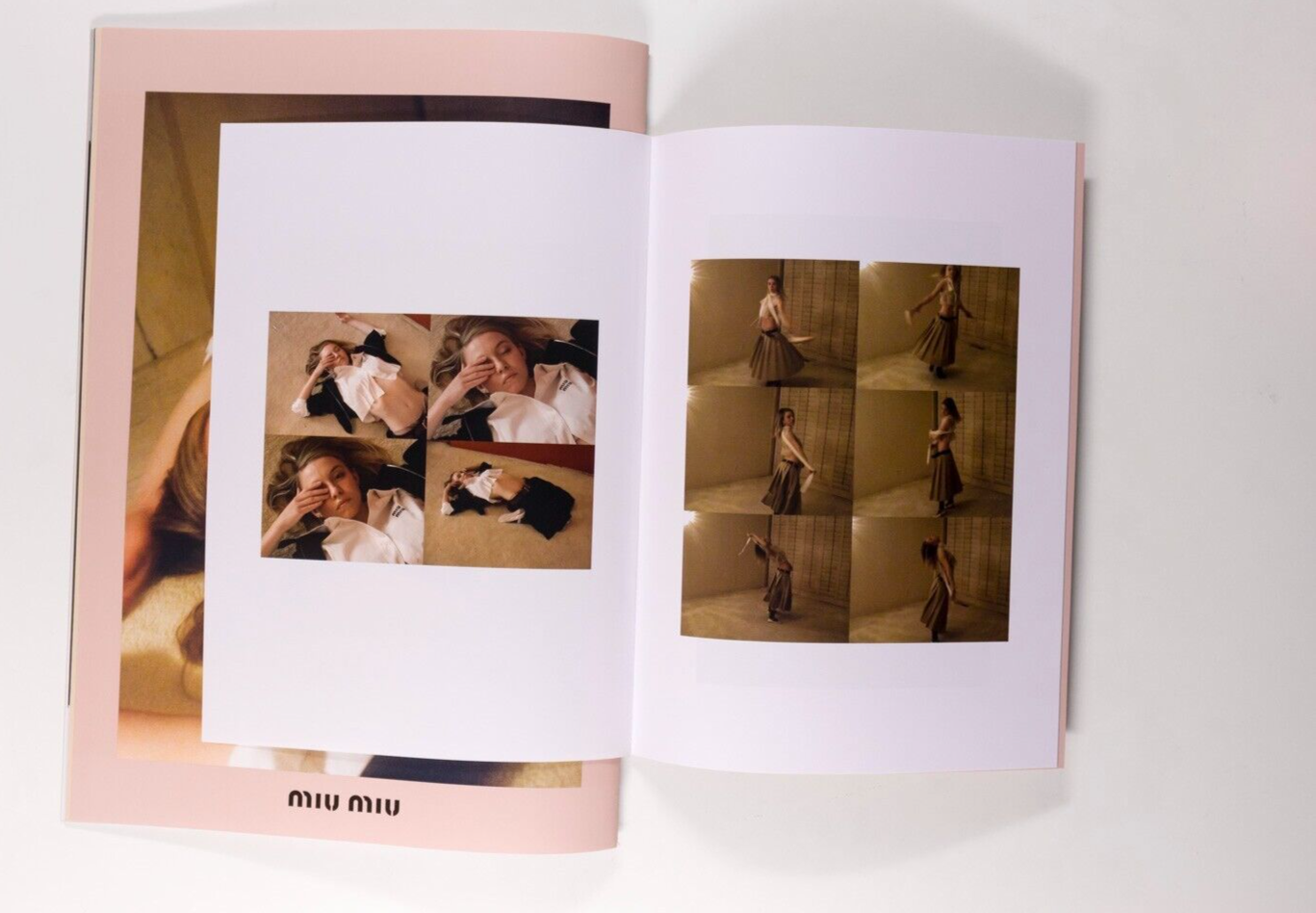 Sydney Sweeney TYRONE LEBON Lotta Volkova MIU MIU catalog LOOKBOOK zine AW 2022