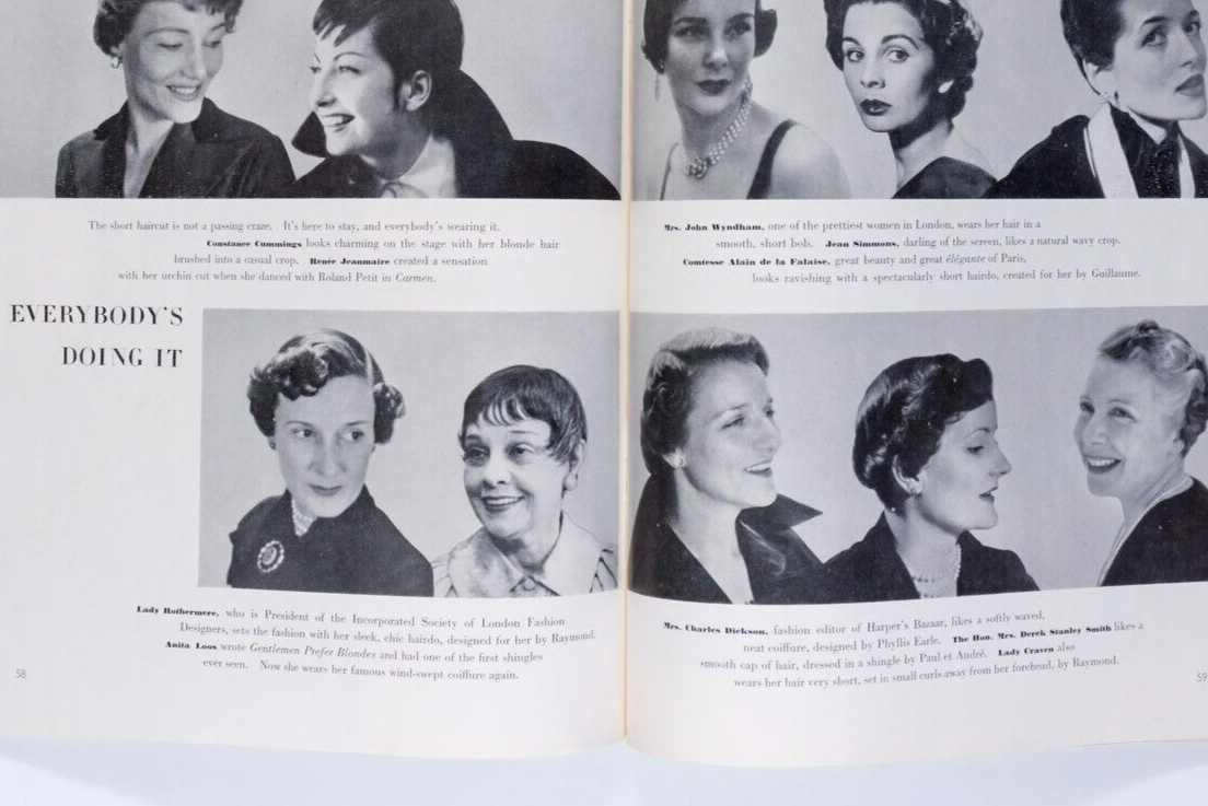 Margaret Leighton NOEL COWARD Tyrol HARPERS February 1950 Corsets JEAN SIMMONS