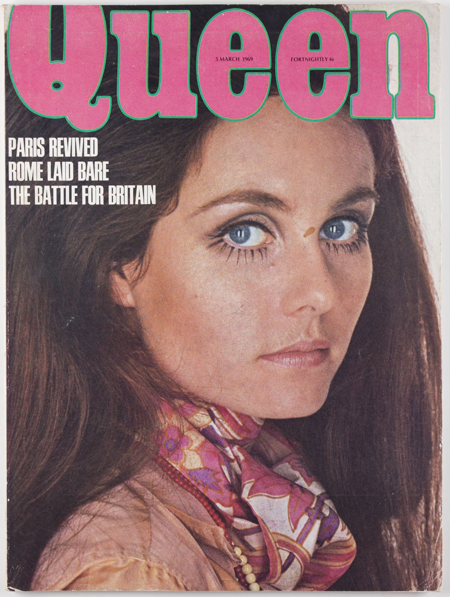 Anthea Pascal Pemberton YSL Helmut Newton GUY BOURDIN Queen magazine 1969 March