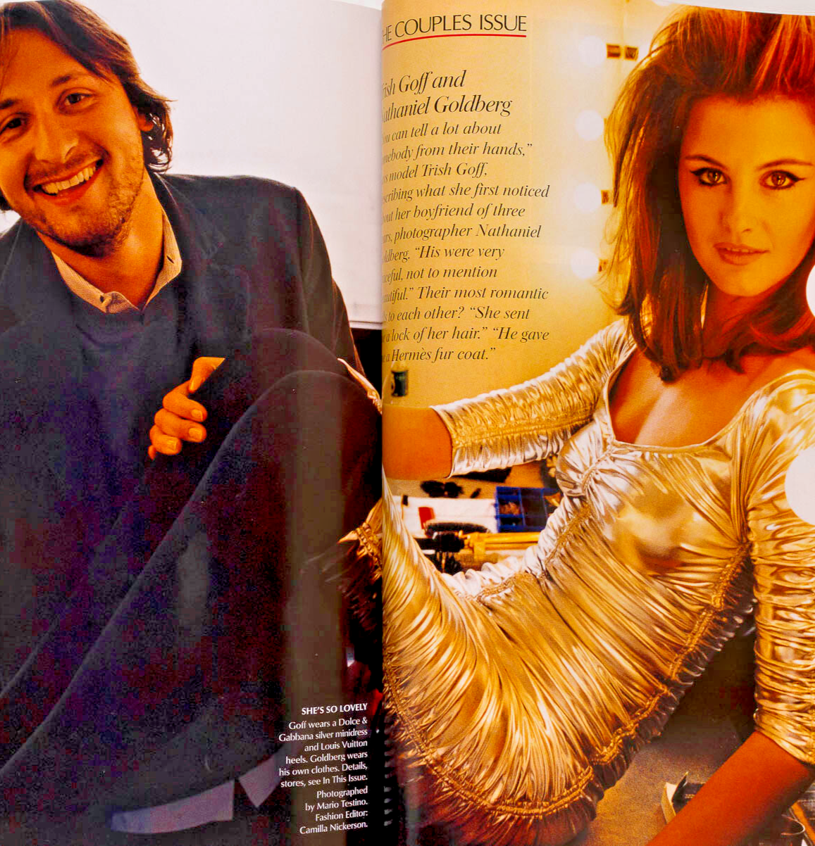 Debra Messing KIERAN CULKIN Ben Stiller VOGUE February 2003 Lisa Marie Presley