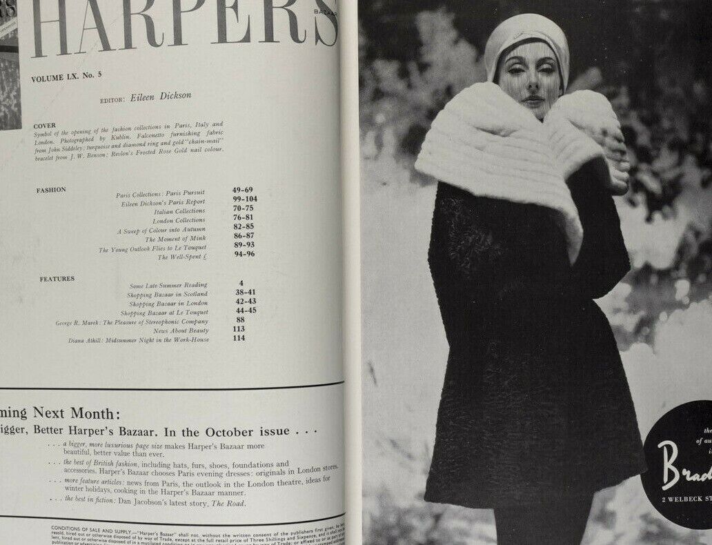 AUDREY HEPBURN Buster Keaton RICHARD AVEDON Paris Pursuit MEL FERRER vtg HARPERS