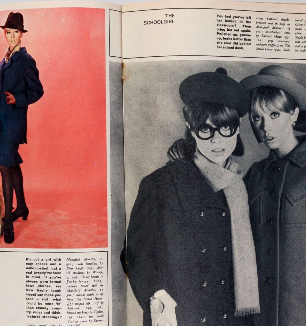 PATTIE BOYD Celia Hammond SAMANTHA JUSTE Tania Mallet NUREYEV Honey magazine 60s