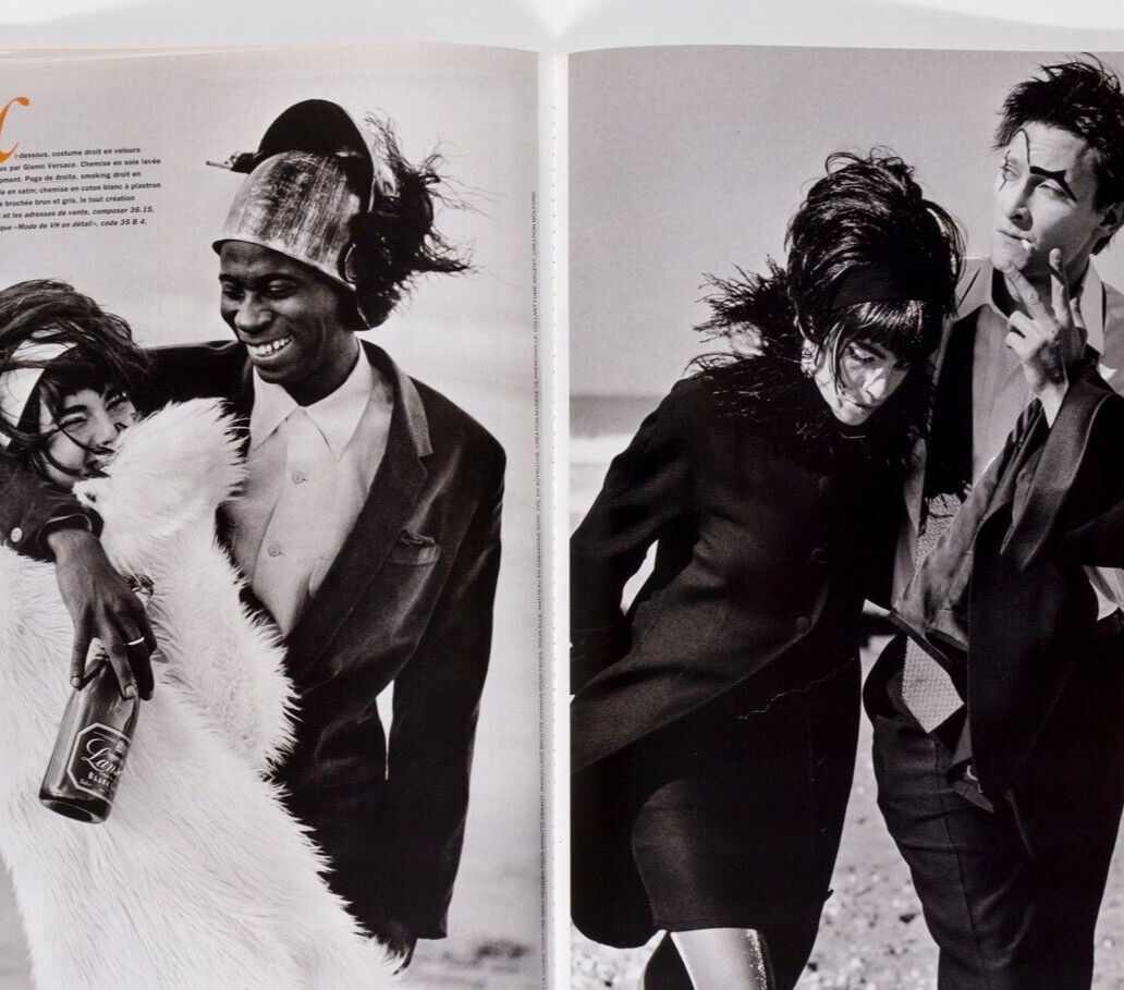 Vanessa Paradis MONDINO Thierry Le Goules VOGUE HOMMES January 1991 Adrien Brody