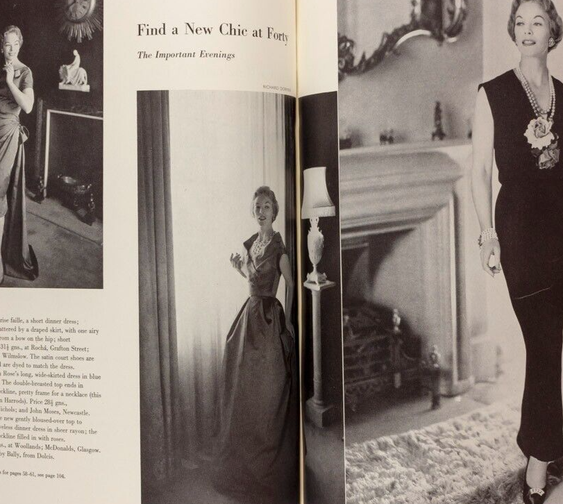 Balenciaga SUZY PARKER Avedon ST MORITZ Christian Dior tribute UK Harpers Bazaar