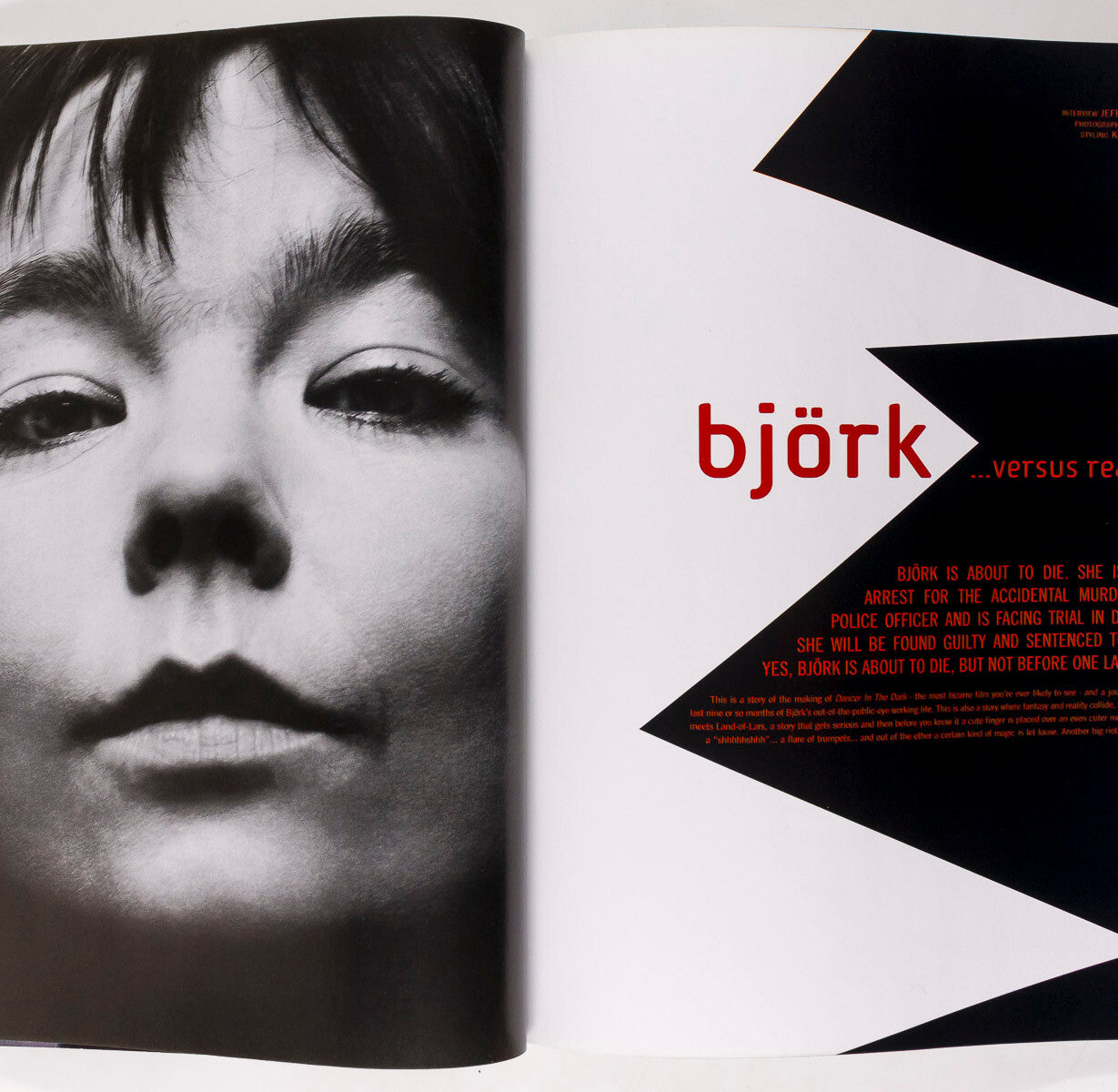 BJORK Roman Polanski MONICA BELLUCCI Damon Albarn DAZED & CONFUSED May 2000 Film