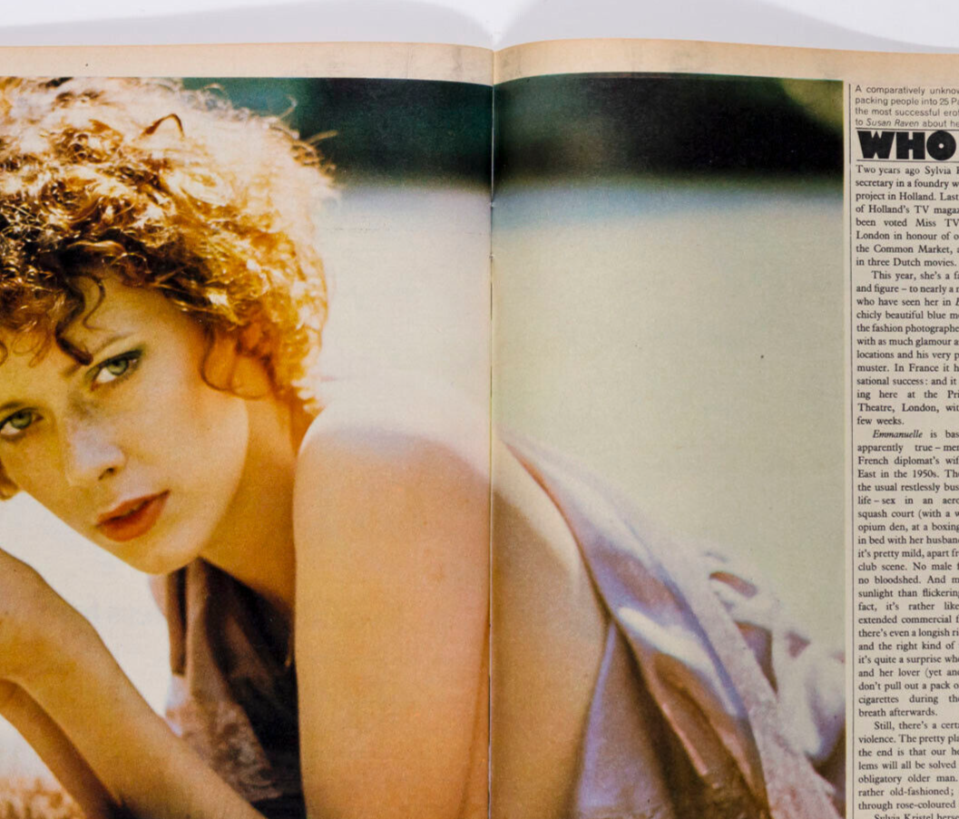 Bruno Barbey NIGERIA Guinness ad SYLVIA KRISTEL Eva Sereny SUNDAY TIMES MAGAZINE