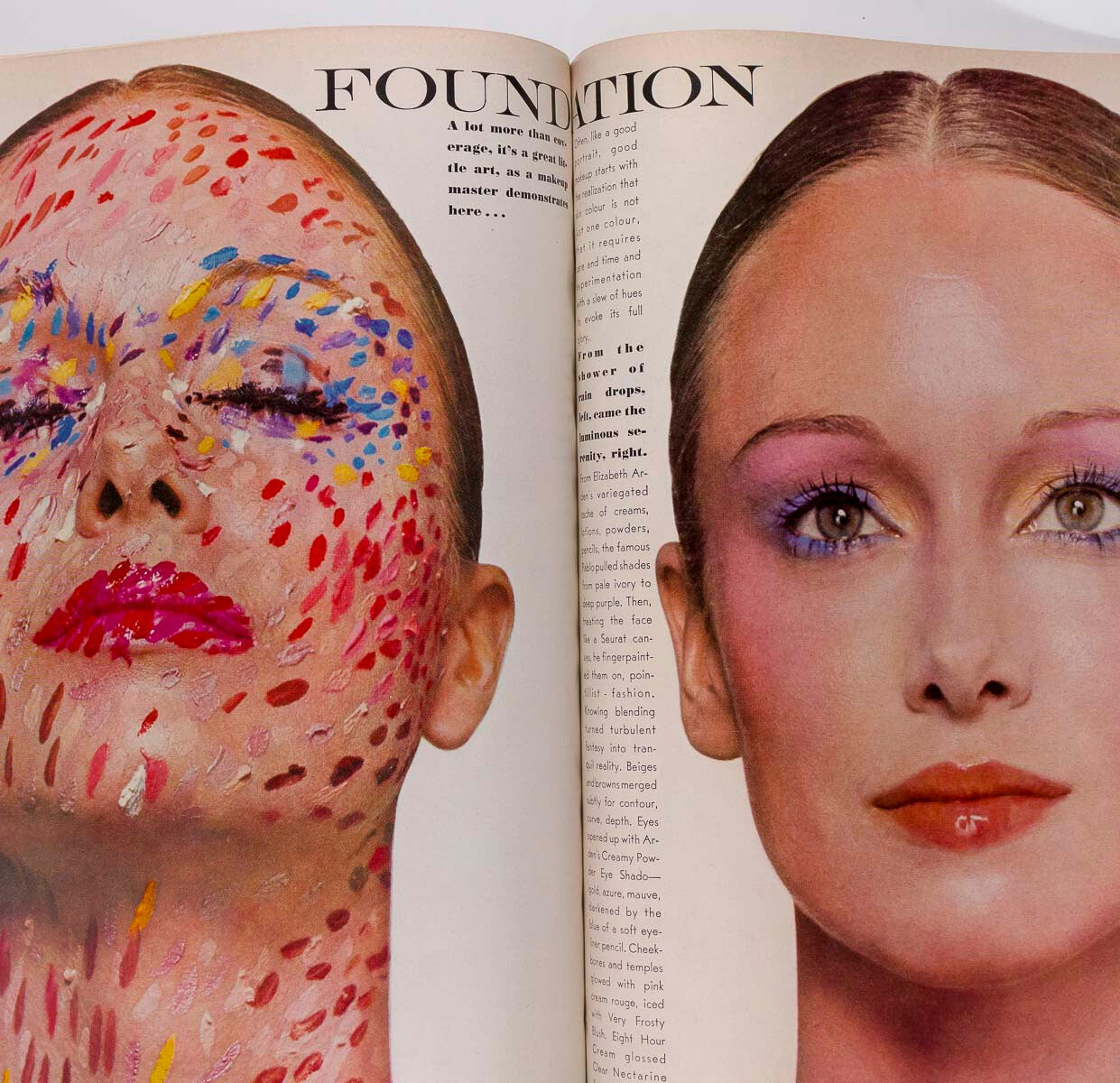 LAUREN HUTTON Richard Burton LACOSTE Paul Morrissey HAIR Vogue US 1 January 1971