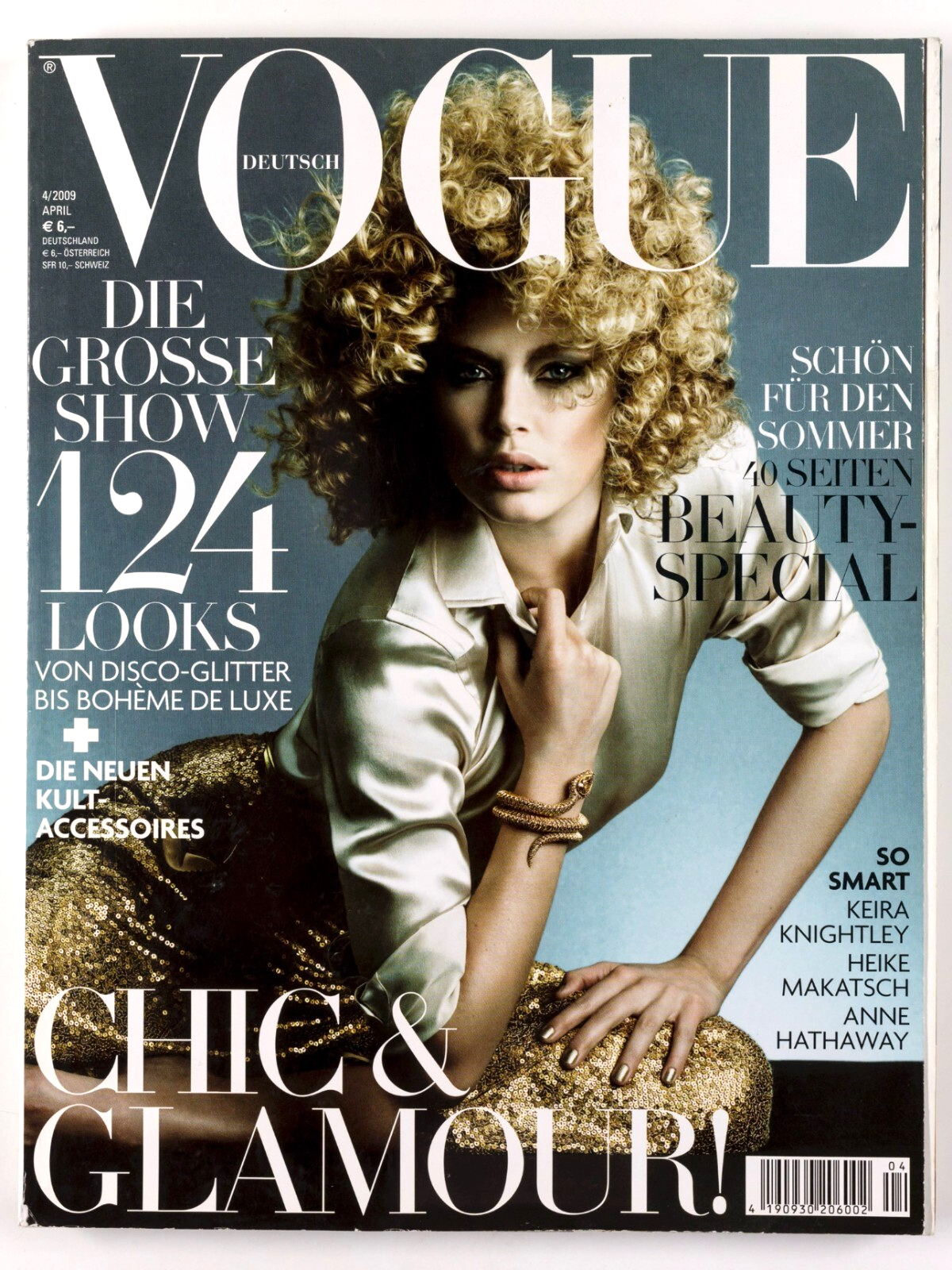 Doutzen Kroes ANNE HATHAWAY Keira Knightley VOGUE GERMAN Apr 2009 HEIKE MAKATSCH