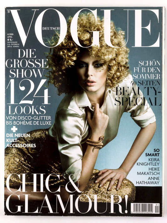 Doutzen Kroes ANNE HATHAWAY Keira Knightley VOGUE GERMAN Apr 2009 HEIKE MAKATSCH