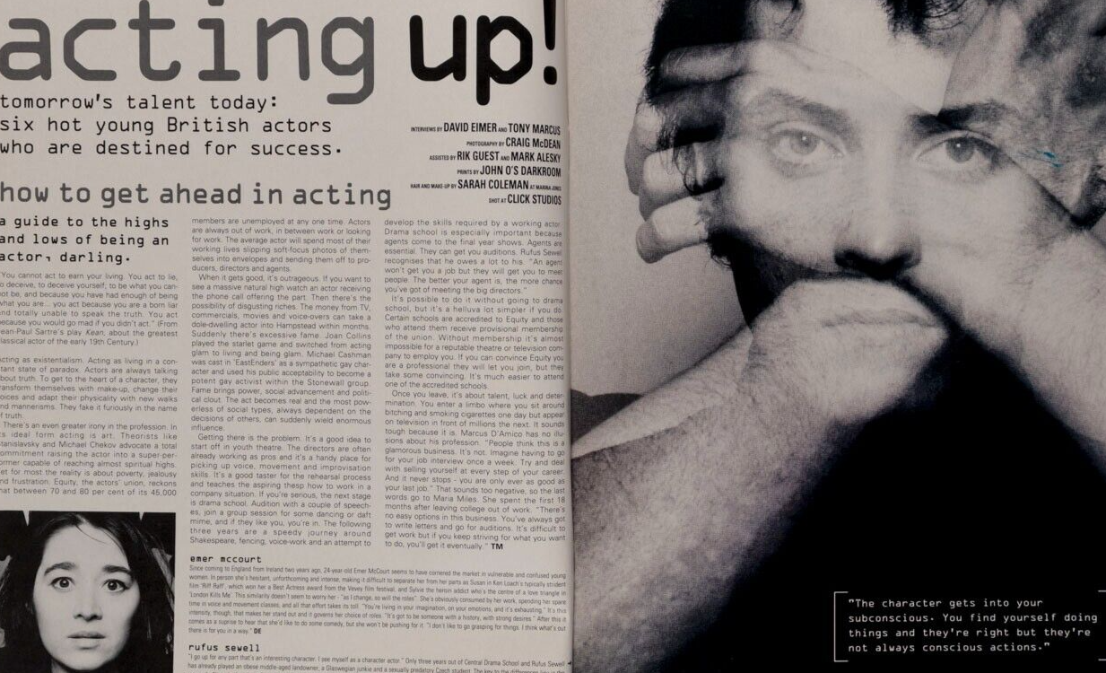 Helena Christensen RUFUS SEWELL Vivienne Westwood MAMBO Wim Wenders i-D magazine