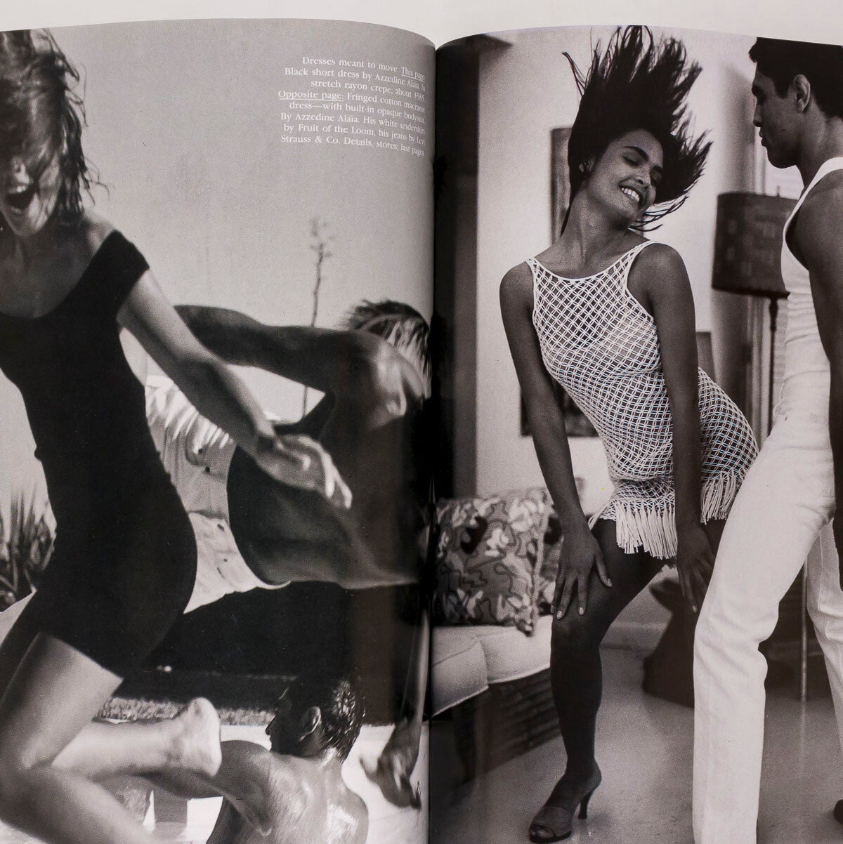TAJANA PATITZ Talisa Soto BRUCE WEBER Vogue June 1989 Michael Keaton CARRE OTIS